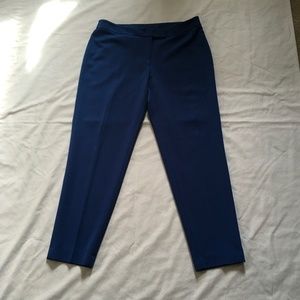 Anne Klein Anklet Pants Size 8, Blue